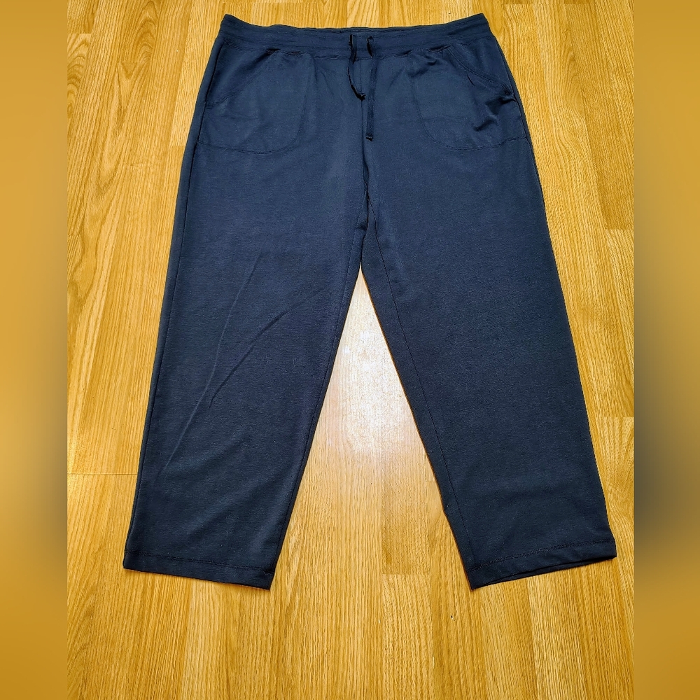 Athletic Works, Woman's,Dark Blue, Elastic Waist Pants, Size 3X